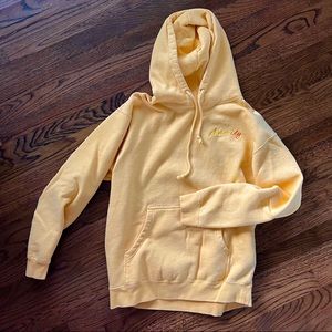 Haley Pham ‘Phamily’ hoodie in yellow,  sz M